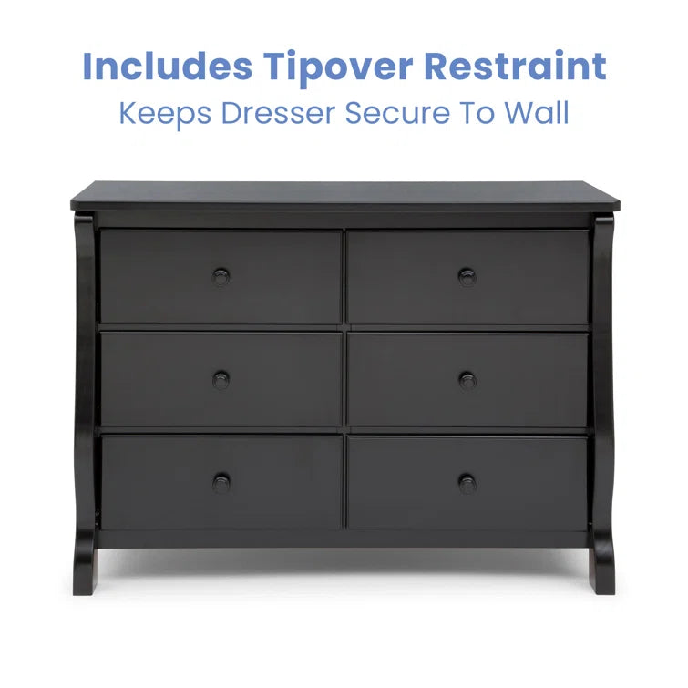 Universal Double Dresser -Made of Solid Woods