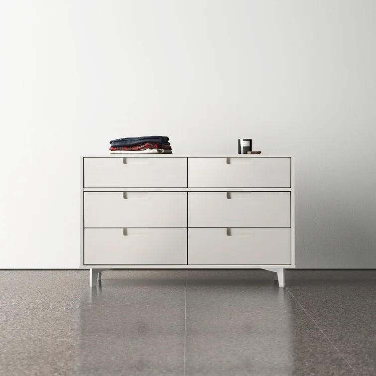 Yarber Groove 6 Drawer Double Dresser