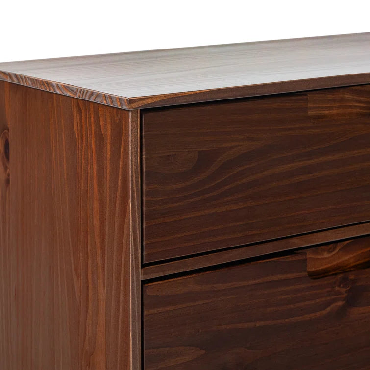 Yarber Groove 6 Drawer Double Dresser