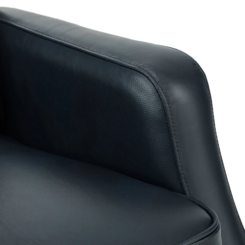 Benito 28.74" Wide Genuine Leather Swivel Rocker Recliner